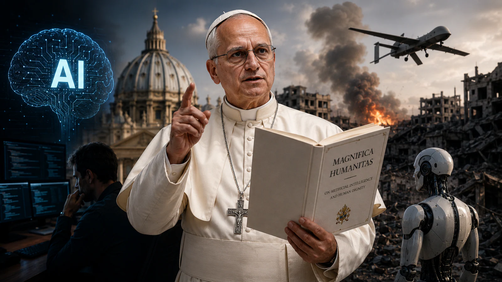 The Pope just picked a side in the AI war